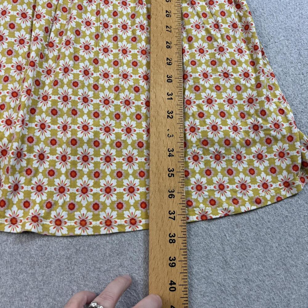 Boden Dress Women 6 Long UK 10L Yellow Daisy Floral Midi Pockets Twee Boho Comfy - Picture 8 of 10